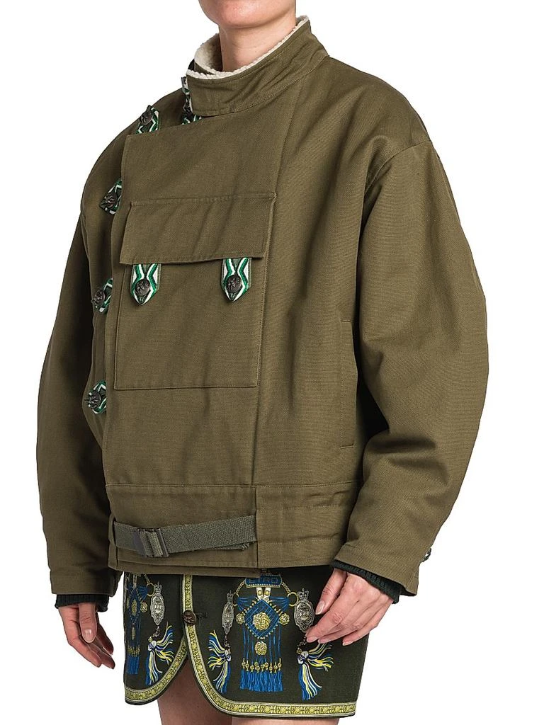 ETRO Faux Fur Collar Jacket 4