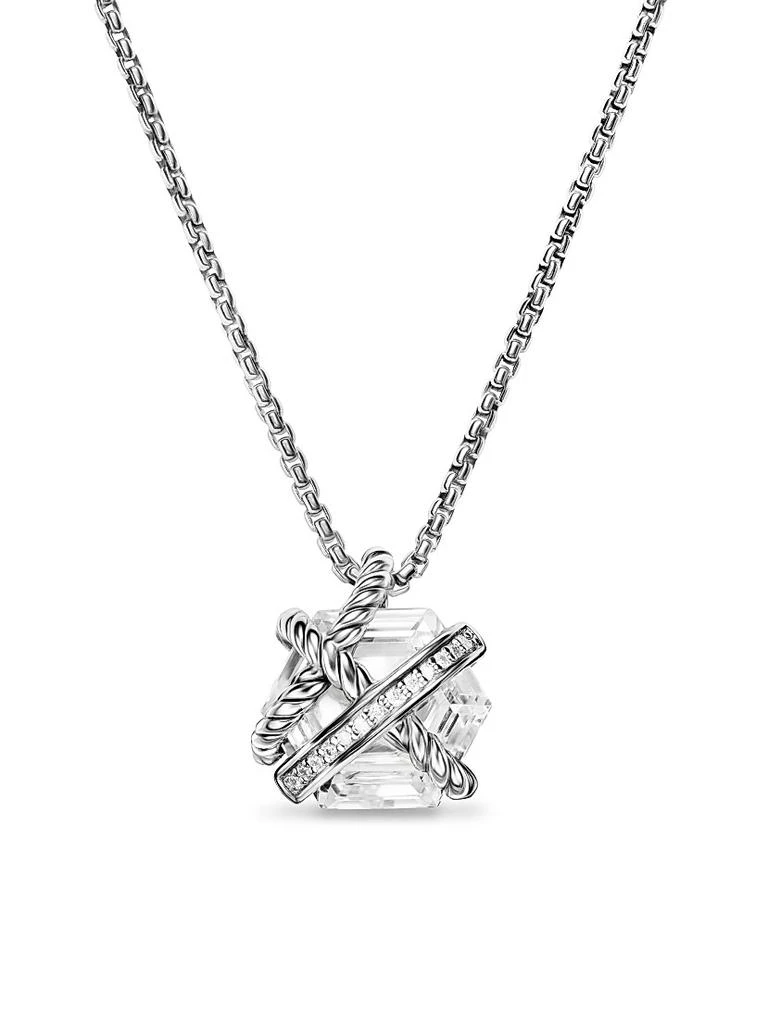 David Yurman Cable Wrap Necklace in Sterling Silver