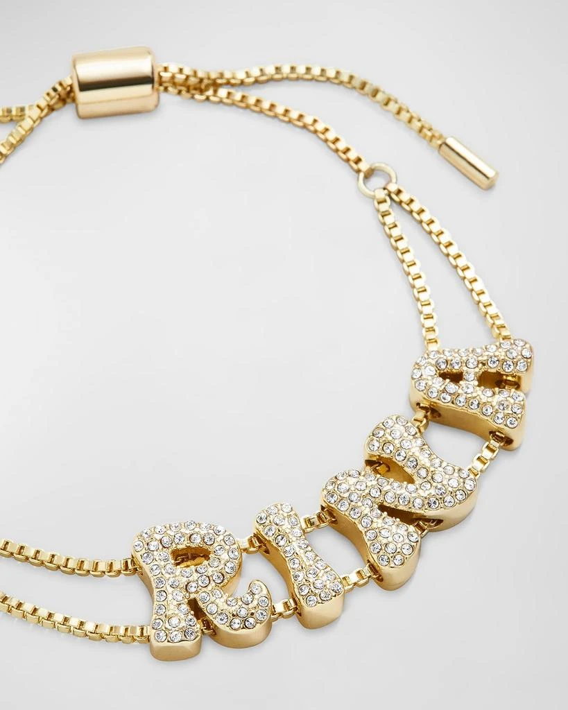 BAUBLEBAR Retro Custom Slider Crystal Letter Bracelet 1