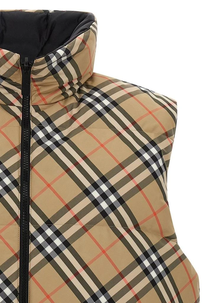 Burberry Burberry Checked Zip-Up Reversible Padded Vest 4