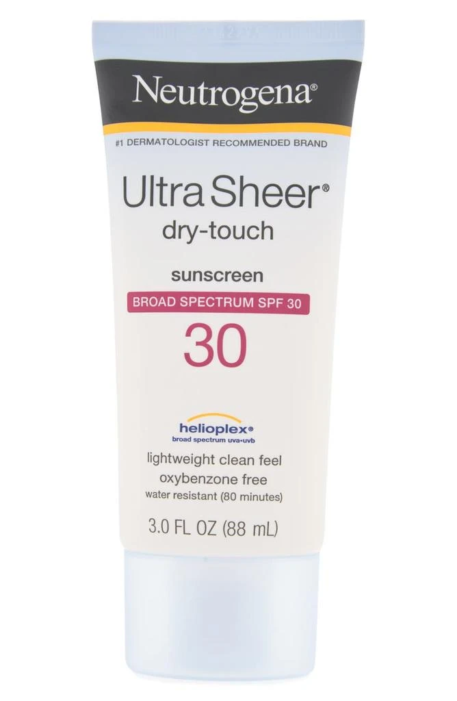 NEUTROGENA JOHNSON AND JOHNSON Ultra Sheer<sup>®</sup> Dry-Touch Sunscreen Broad Spectrum SPF 30 1