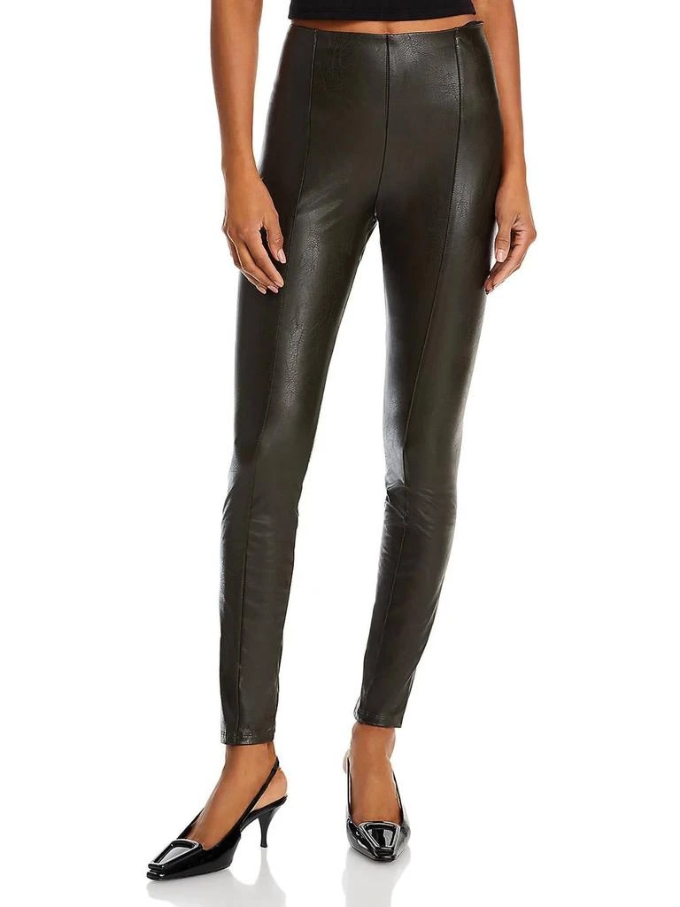 Lyssé Textured Faux Leather Leggings In Black