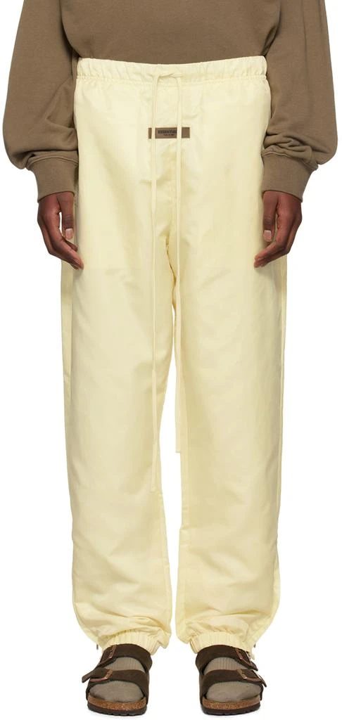 Essentials Yellow Nylon Lounge Pants 1