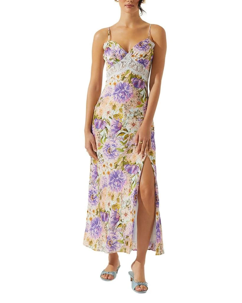 ASTR Ivanna Lace Trim Dress 4