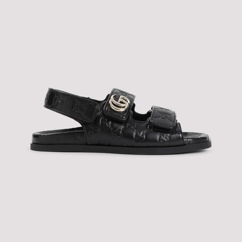 Gucci Black Leather Sandals 3