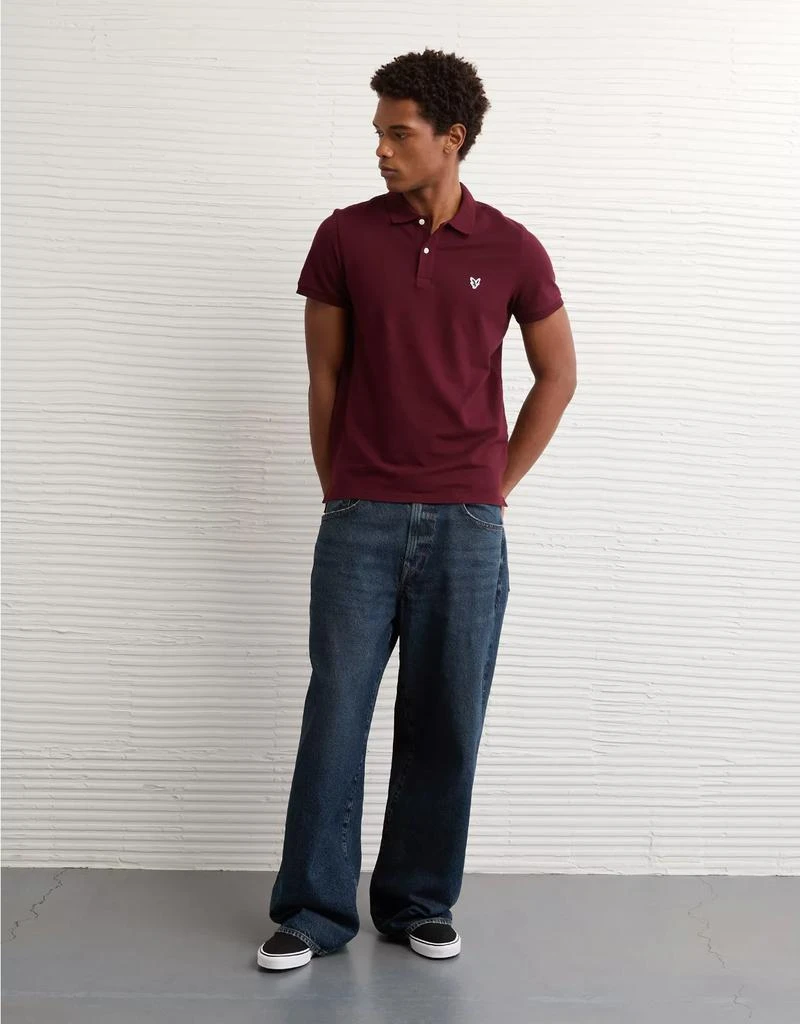 AE AE Lived-In Slim Fit Pique Polo Shirt 5