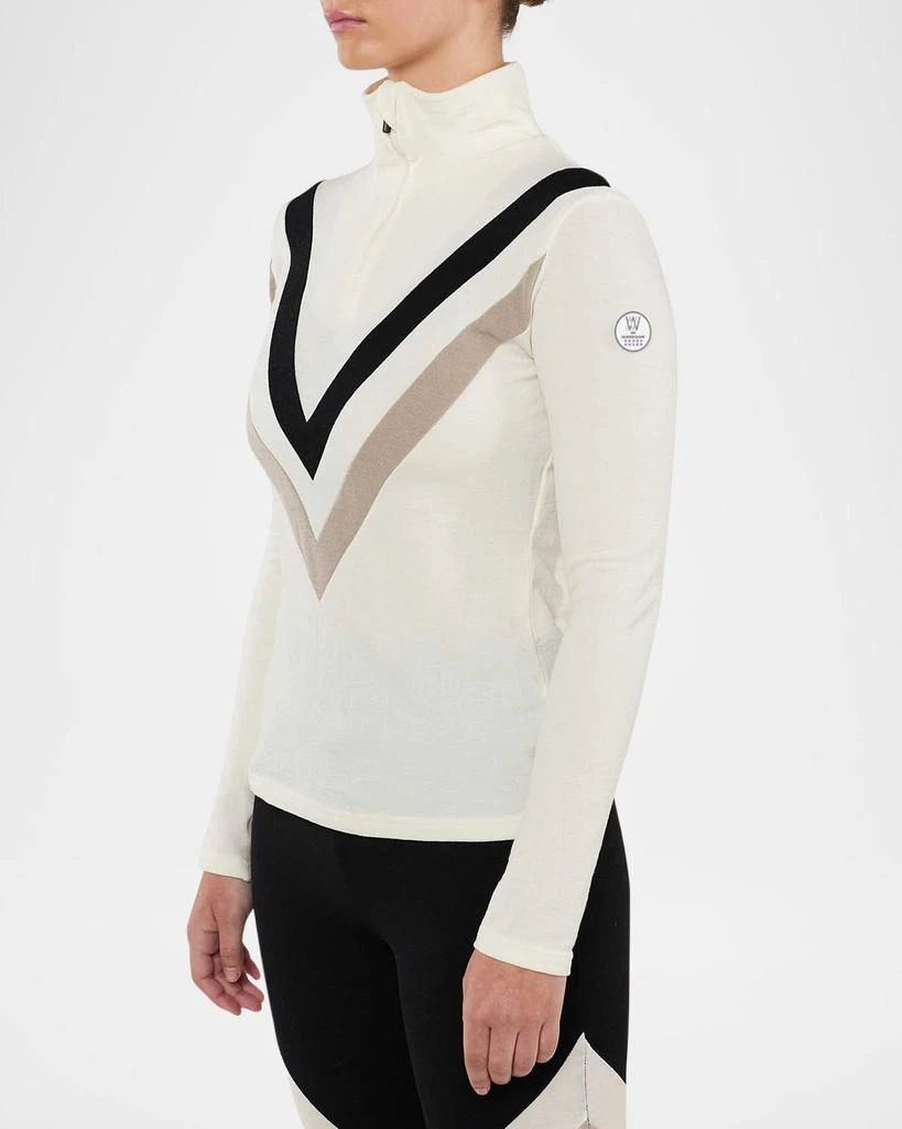 WE NORWEGIANS Voss Chevron Quarter-Zip Pullover 2