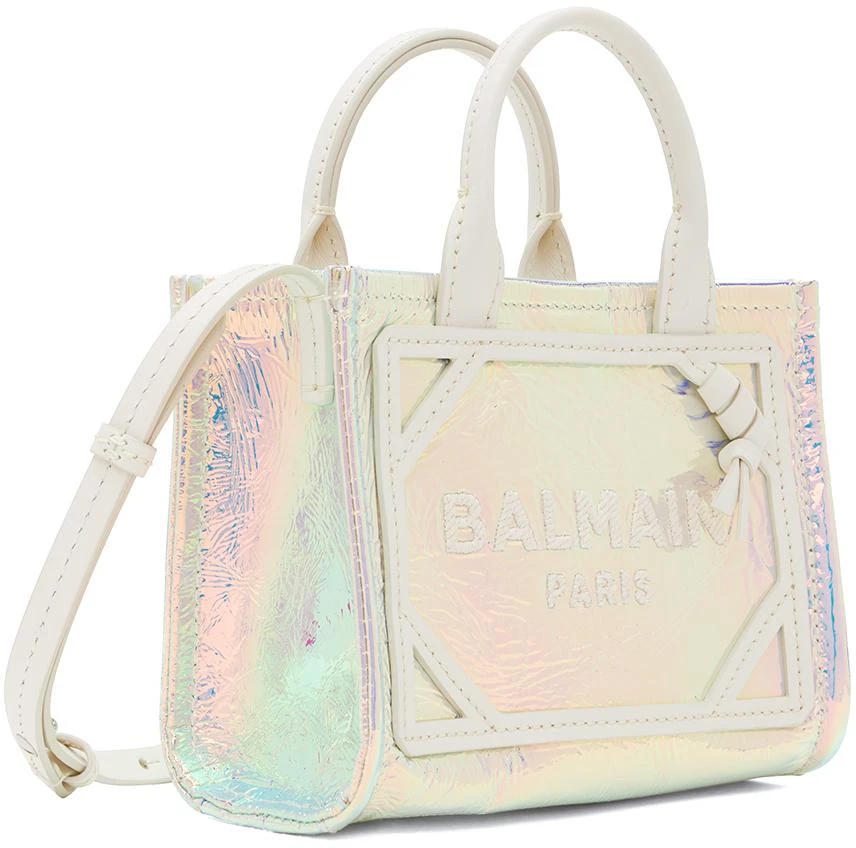 Balmain Silver Mini B-Army Bag 2