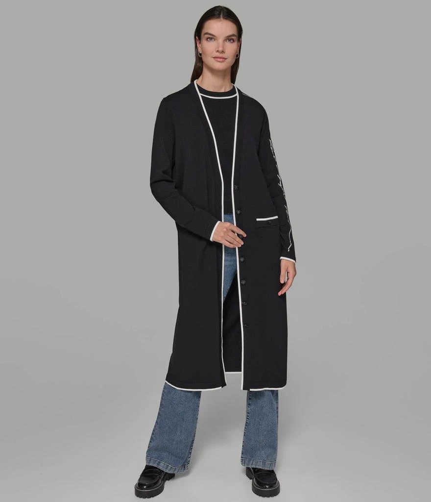 Karl Lagerfeld Paris KARL SIGNATURE DUSTER CARDIGAN 5