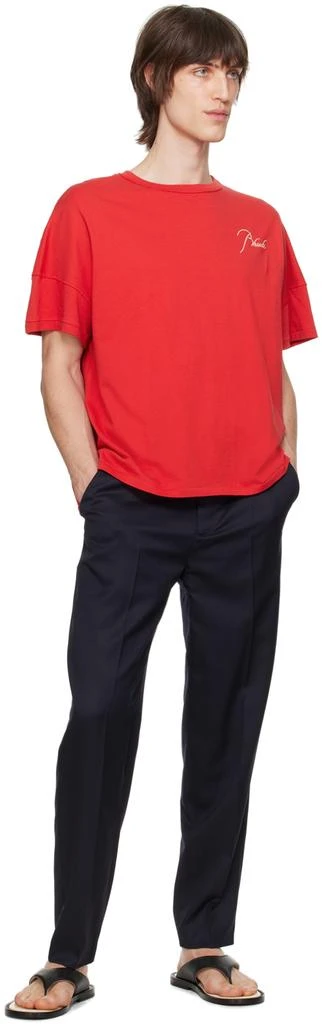 Rhude Red Reverse T-Shirt 4