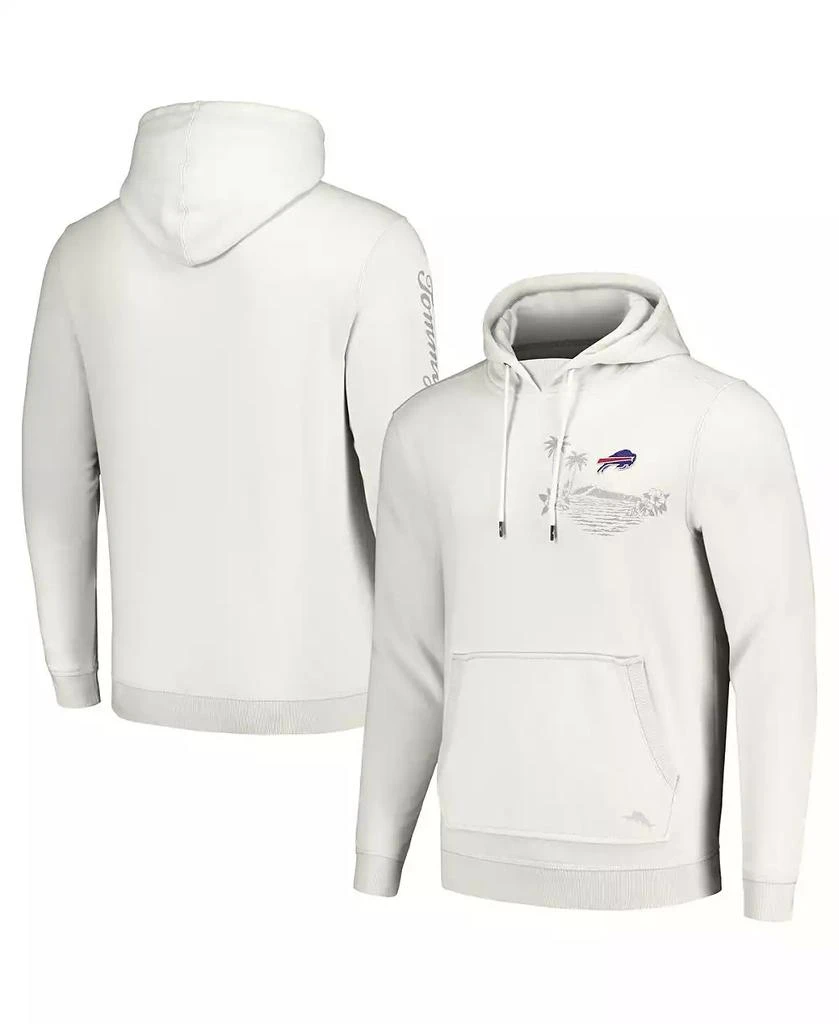 Tommy Bahama Men's White Buffalo Bills Home Game Pullover Hoodie 1