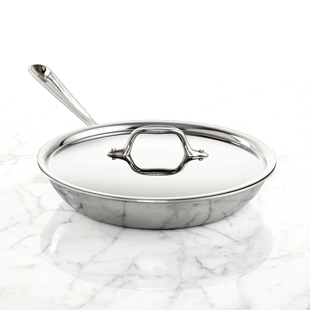 All-Clad All Clad Stainless Steel 10" Fry Pan with Lid 1