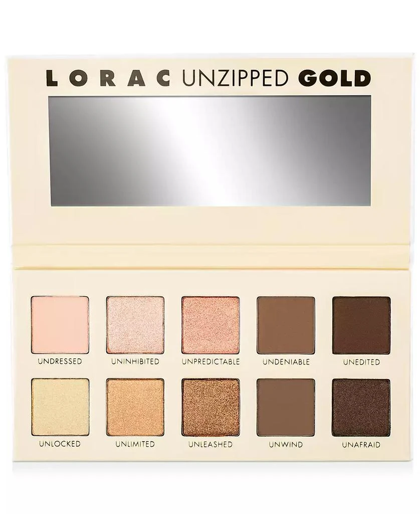 Lorac Unzipped Gold Palette 4