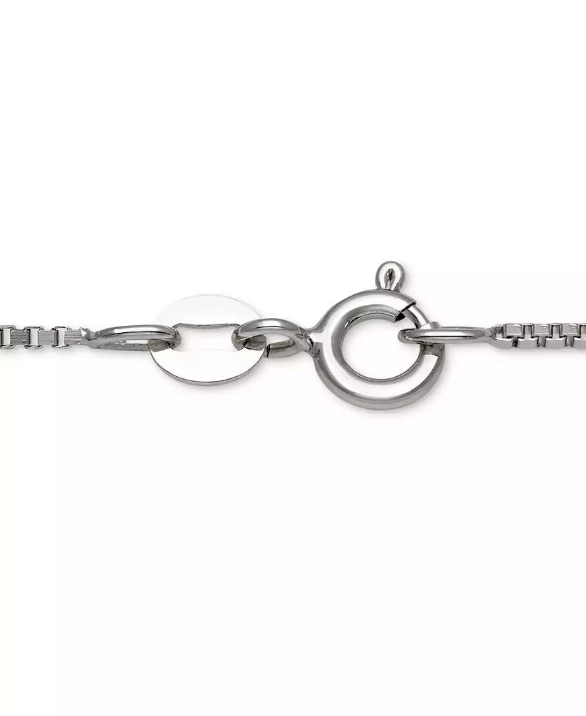 Belle de Mer Blush Cultured Freshwater Pearl (9-10mm) & Lab Created White Sapphire (1-1/2 ct. t.w.) Pendant 18" Necklace in Sterling Silver 3