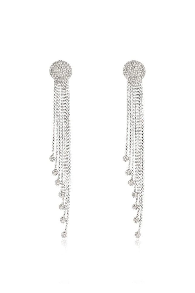 Alessandra Rich Alessandra Rich Embellished Clip On Earrings