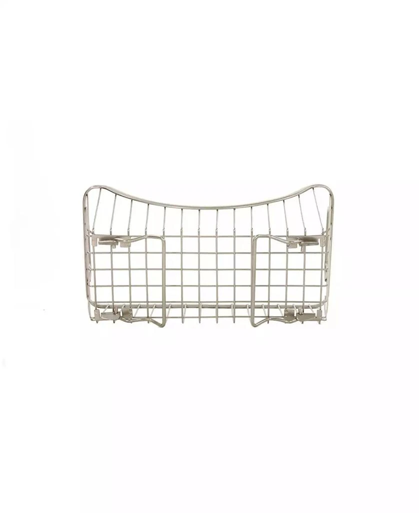 Spectrum Diversified Ashley Stackable Wire Basket with Raised Feet and Looped Handles, Small 4