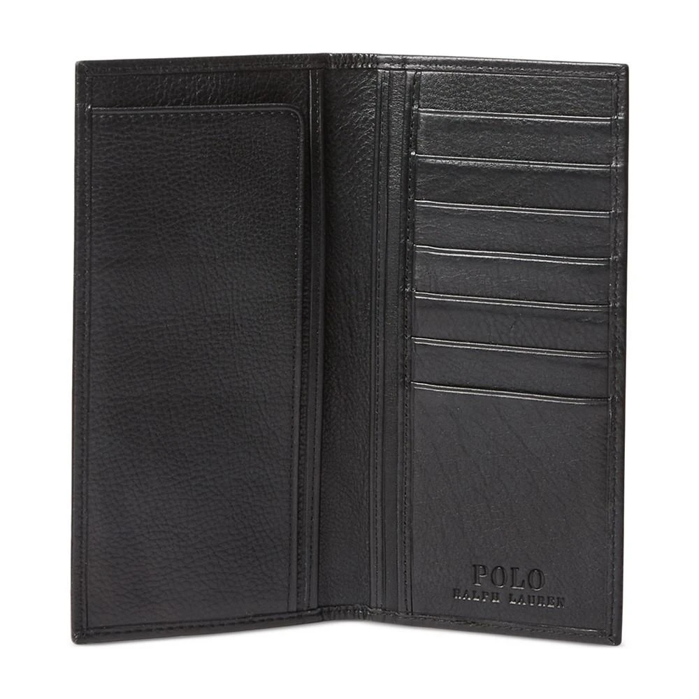 Polo Ralph Lauren Men's Pebbled Leather Narrow Wallet 2