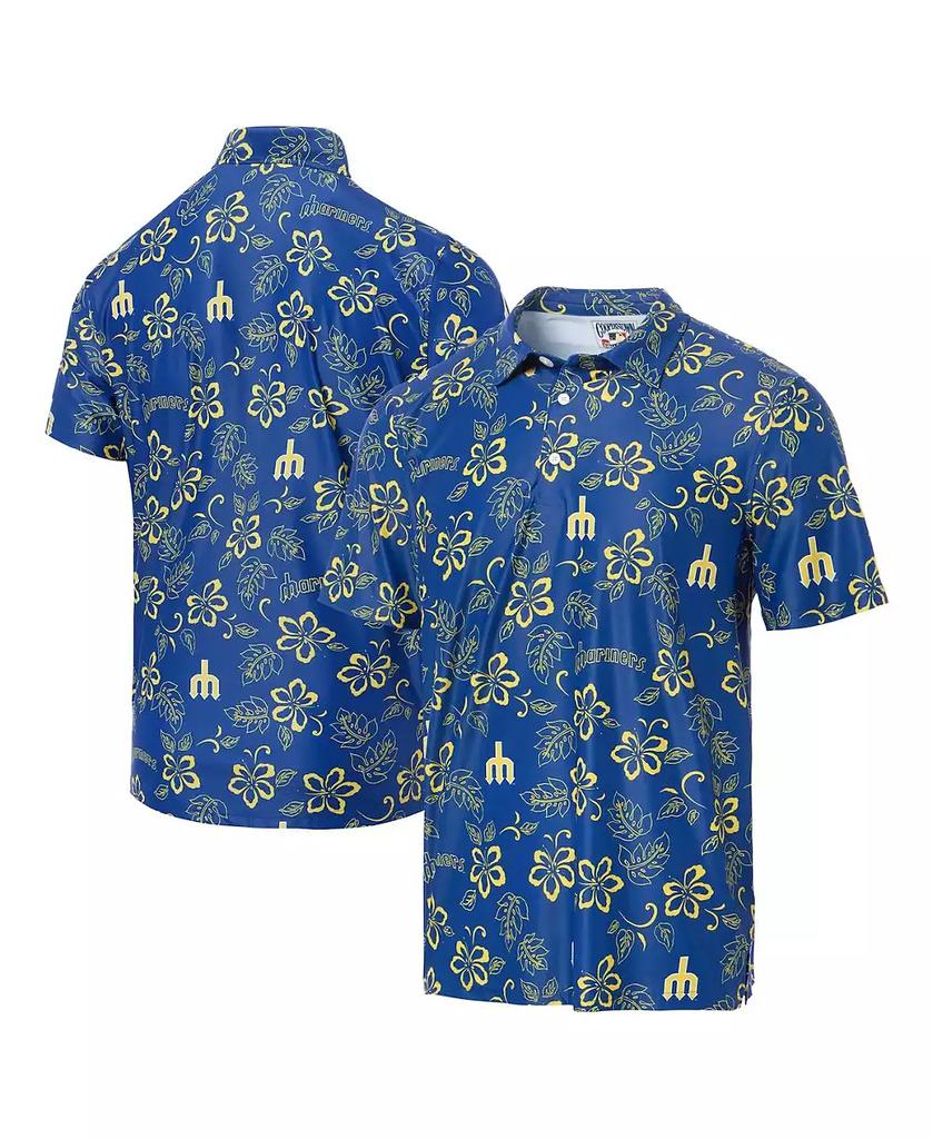 Reyn Spooner Men's Royal Seattle Mariners Cooperstown Collection Performance Polo Shirt