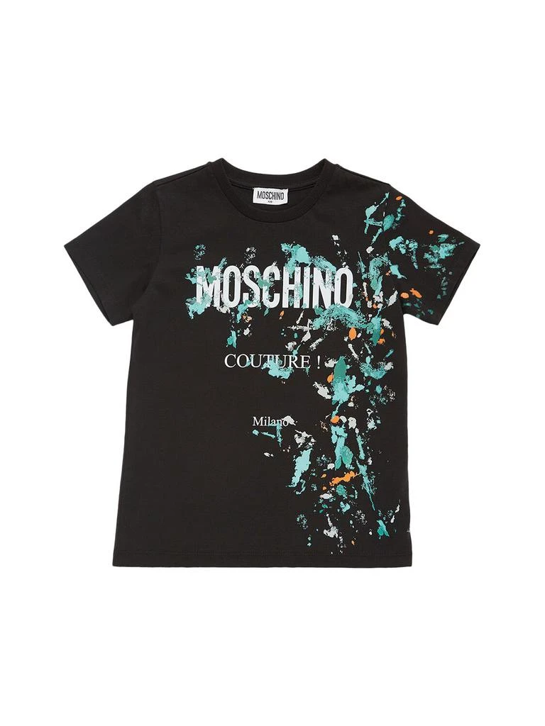 MOSCHINO Cotton Jersey T-shirt 1