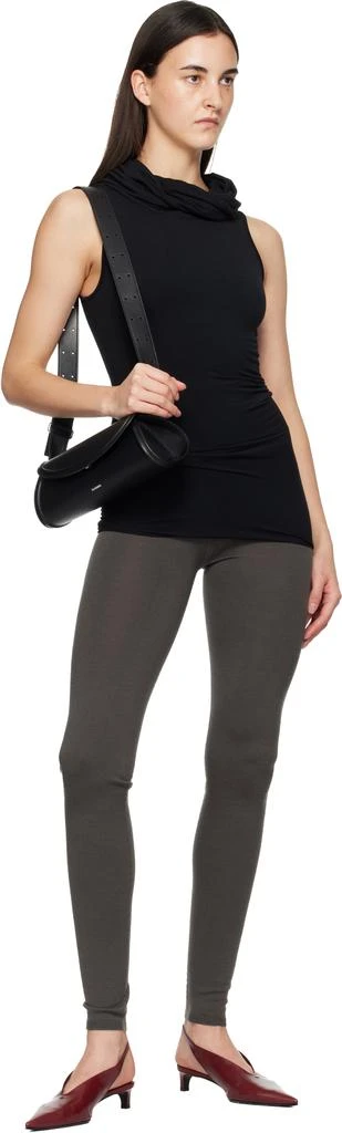 Jil Sander Black Cannolo Small Bag 4