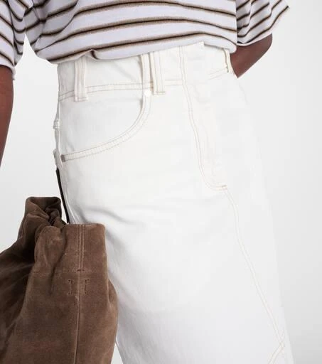 Brunello Cucinelli Denim midi skirt 4
