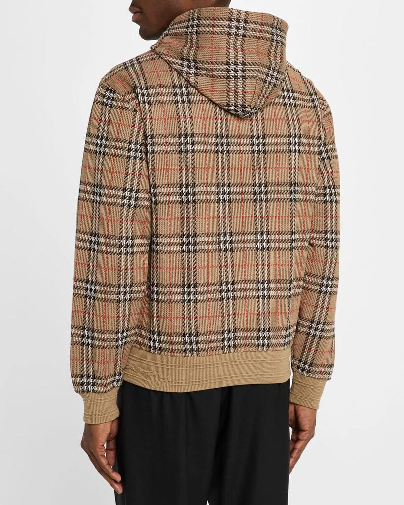 Burberry Men's Check Full-Zip Hoodie 3
