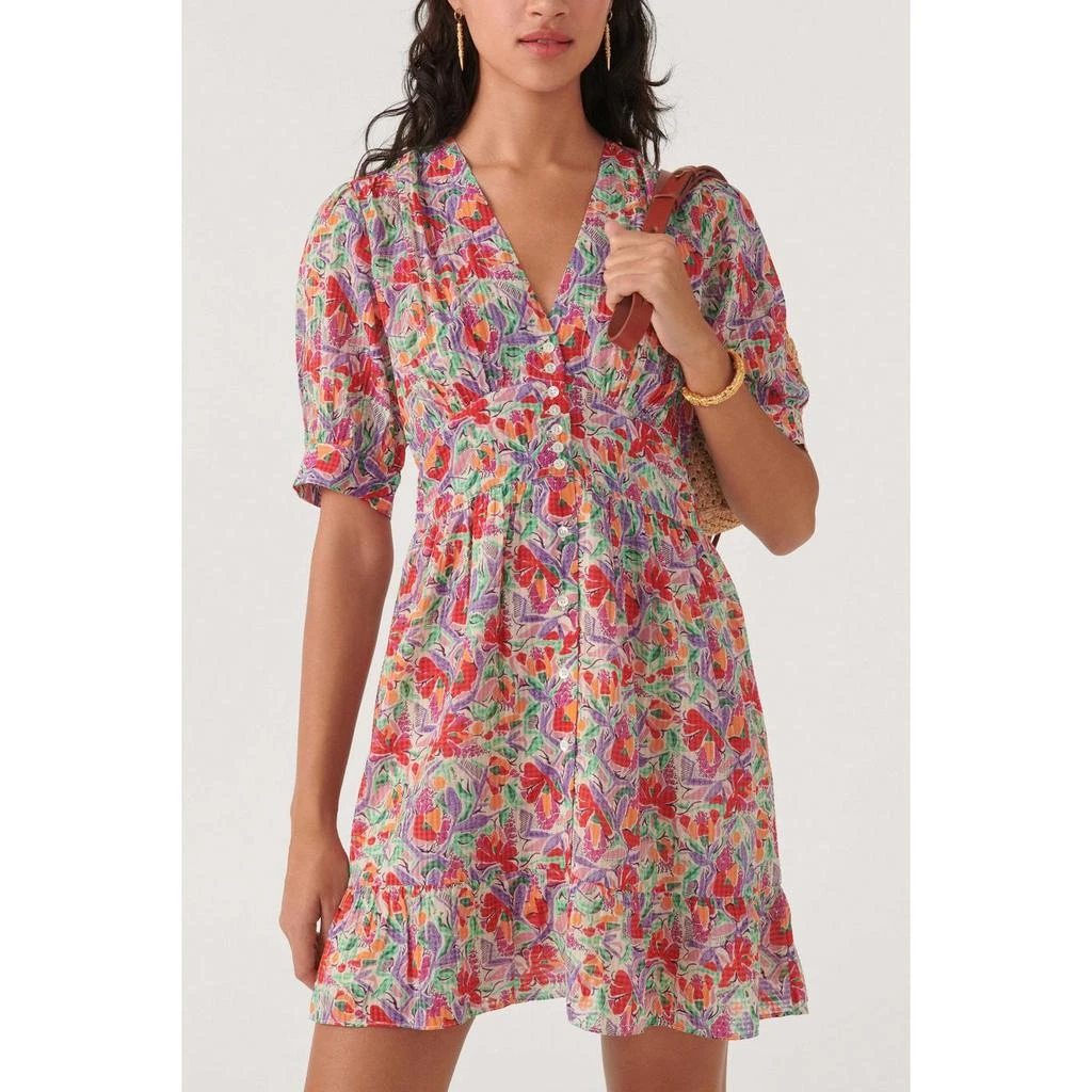 ba&sh Robe Aniela - Ecru - Femme 7
