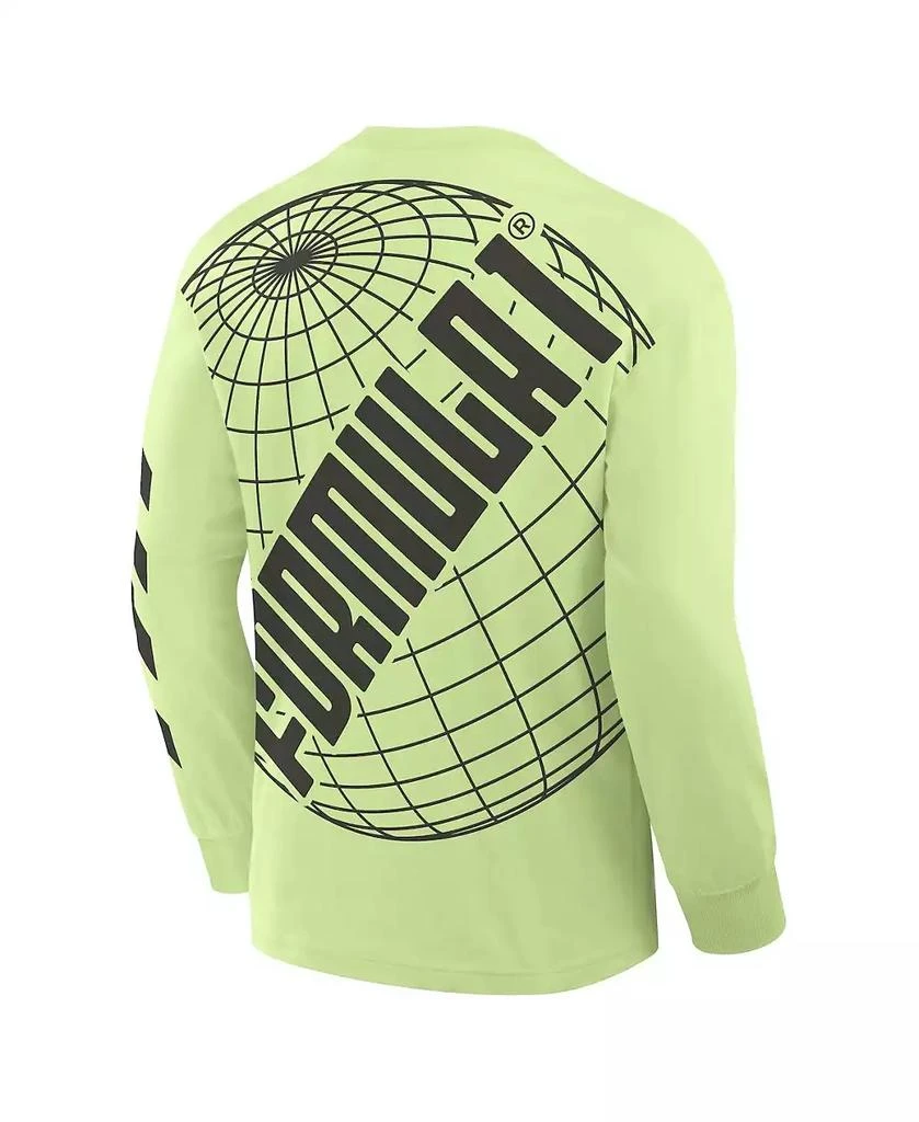 Formula 1 Men's Neon Green Quick Response Long Sleeve T-Shirt 3