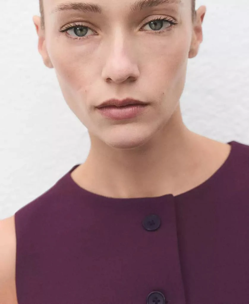 Mango Women's Buttons Suit Vest 4