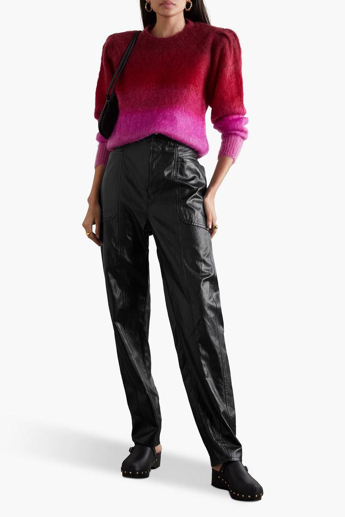 Isabel Marant Étoile Tessini faux leather tapered pants