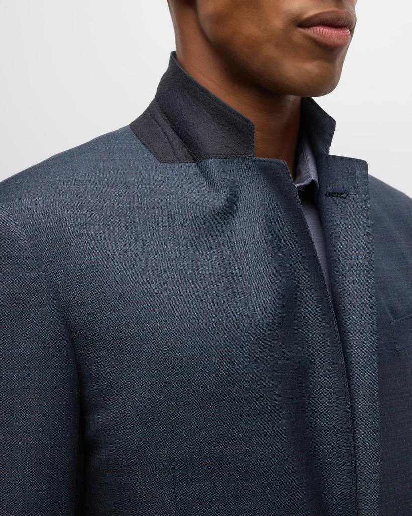 Emporio Armani Men's Melange Wool-Blend Suit 10