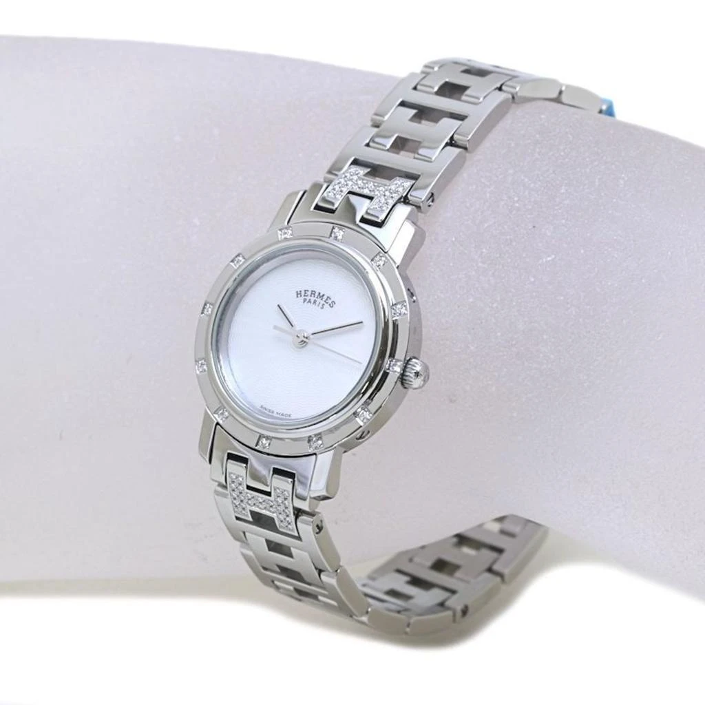 Hermes Clipper Stainless Steel Wristwatch (Pre-Owned) 2