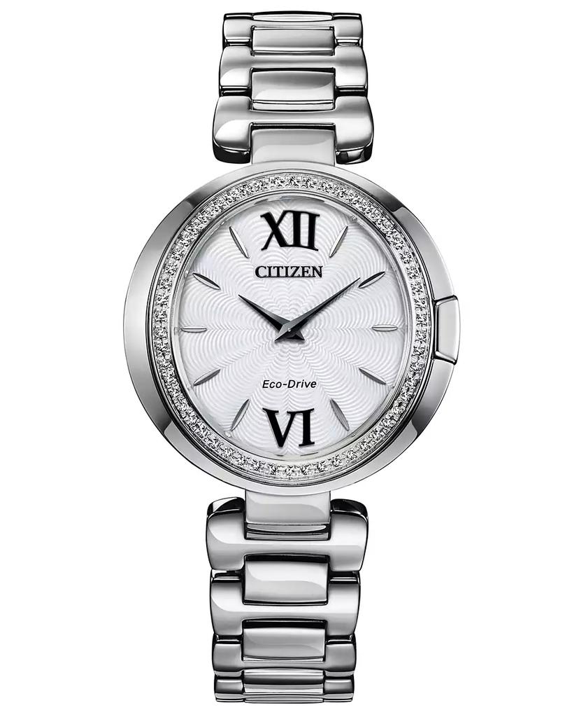 Citizen Eco-Drive Women's Capella Stainless Steel Bracelet Watch 34mm