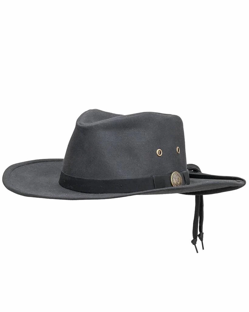 Outback Trading Co. Unisex Kodiak Oilskin Hat In Black 1