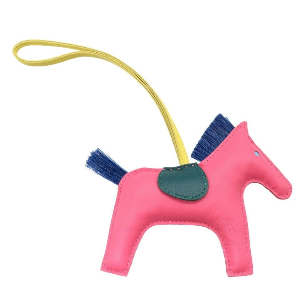 Hermes Bois De  Leather Agneau Milo Handbag Charm (Pre-Owned) 2