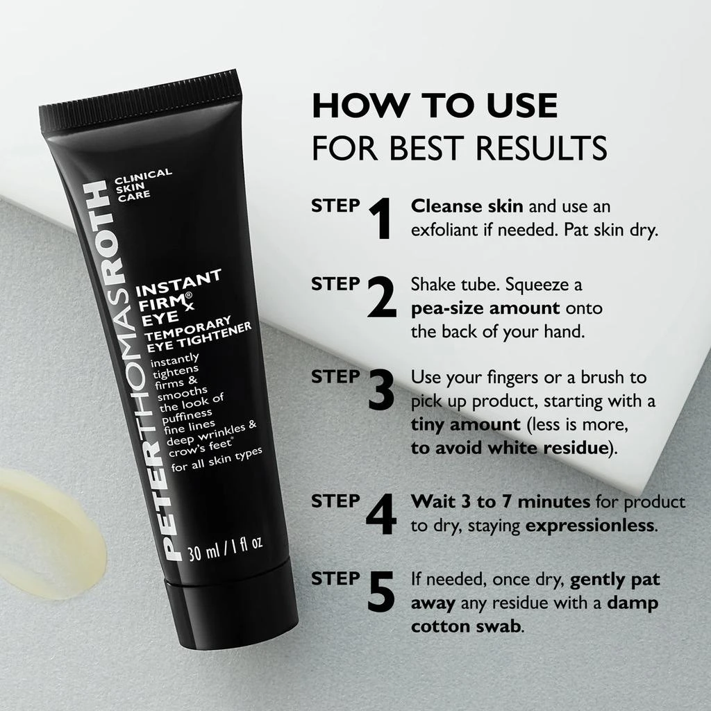 Peter Thomas Roth Instant FIRMx Eye Temporary Eye Tightener | 30 ml / 1.0 fl oz 5