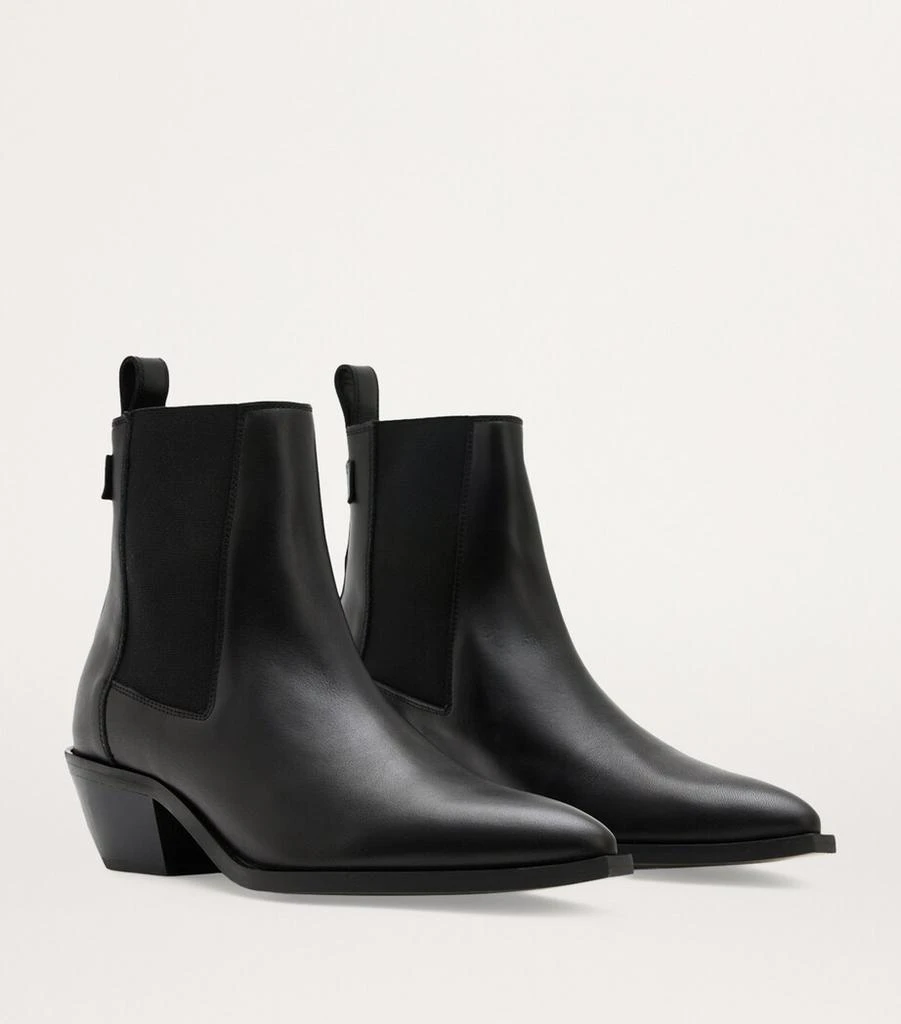 ALL SAINTS Leather Fox Chelsea Boots 43 3