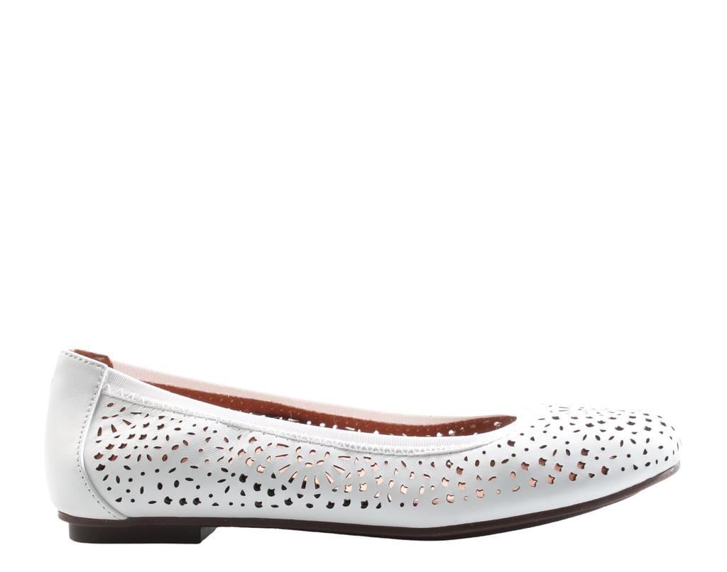 VIONIC Women's Robyn White Perf Ballet Flats 10011127-100