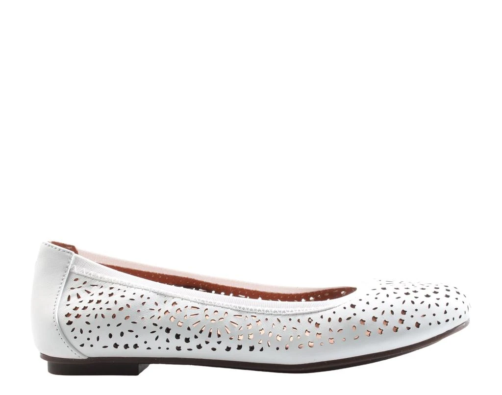 VIONIC Women's Robyn White Perf Ballet Flats 10011127-100 2