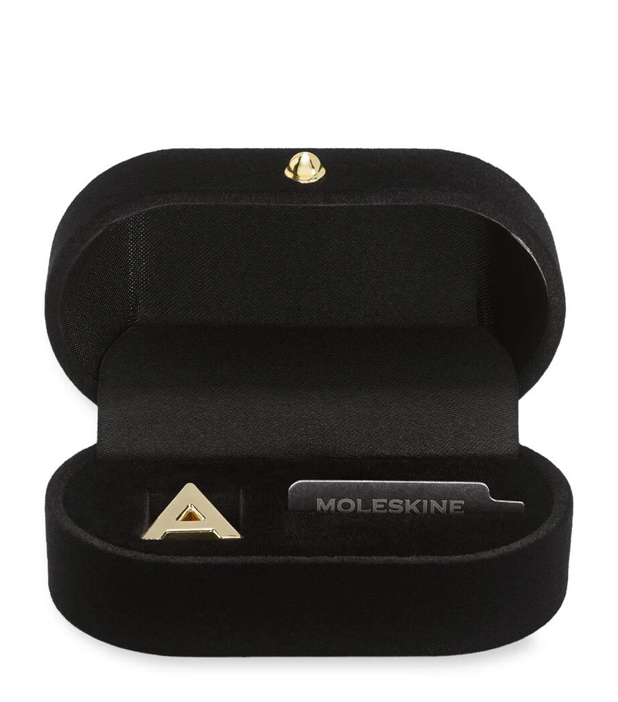 Moleskine Gold-Plated A Notebook Charm 1