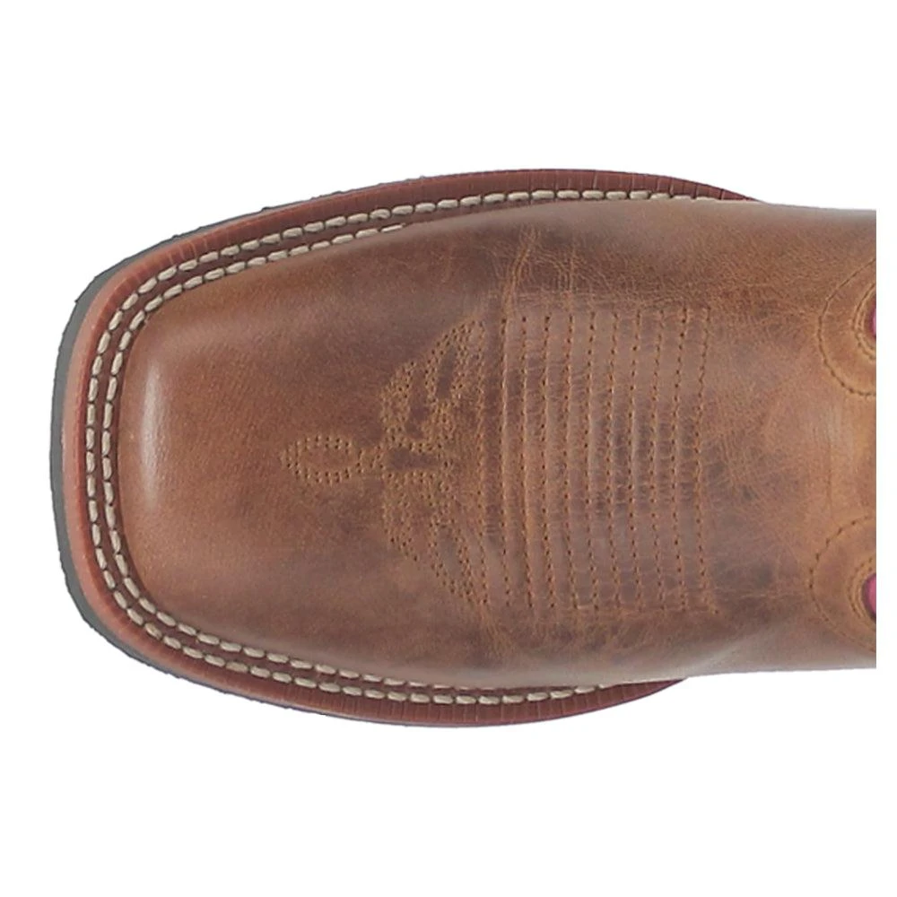 Laredo Faye Embroidered Studded Square Toe Cowboy Boots 4