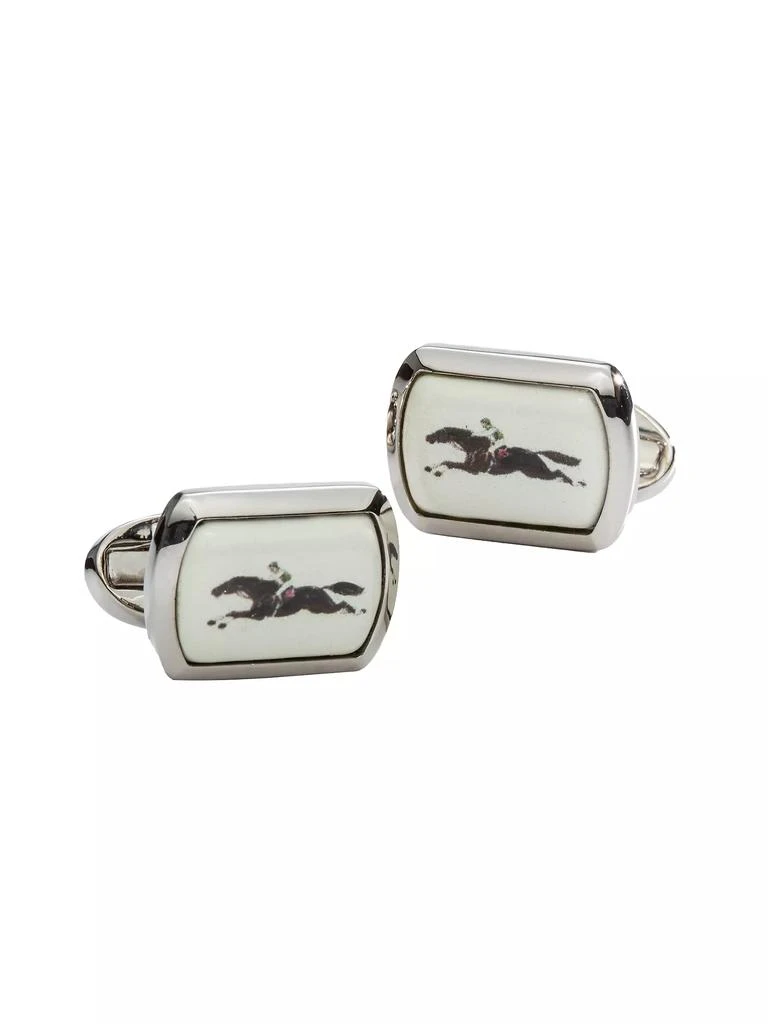 Halcyon Days Race Horse Cufflinks 1
