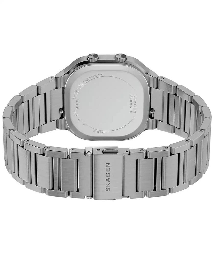 Skagen Men
s Mellem Digital Lcd Gunmetal Stainless Steel Watch, 38mm 6