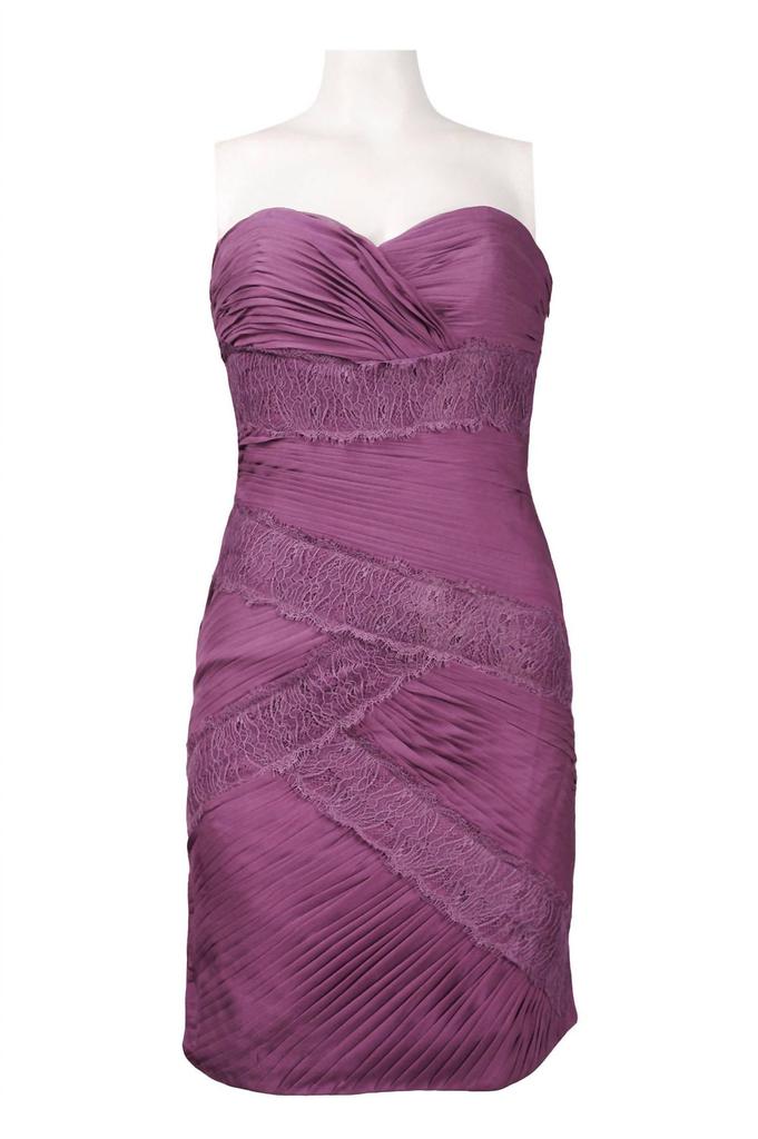 Monique Lhuillier Monique Lhuillier - Women's Strapless Asymmetrical Dress