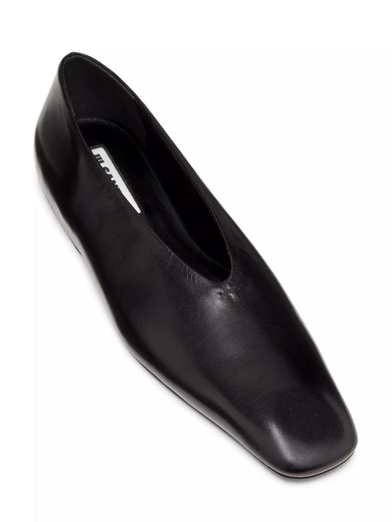 Jil Sander Leather Ballerina Flats 4