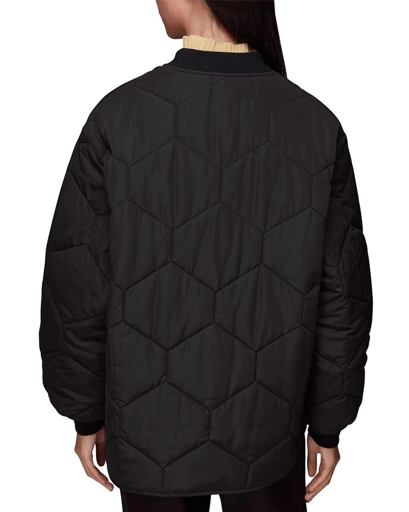 Whistles Ida Short Quilted Coat 2
