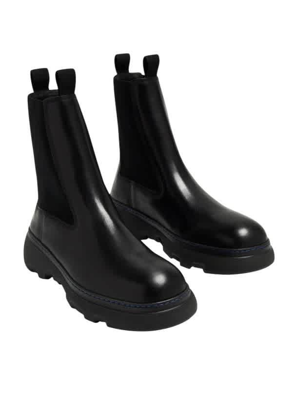 Burberry Creeper Leather Chelsea Boots