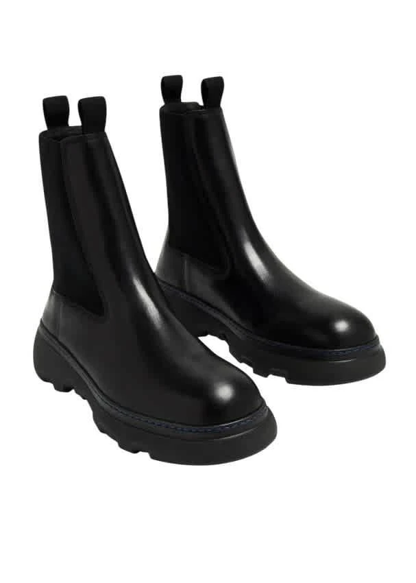 Burberry Creeper Leather Chelsea Boots 2