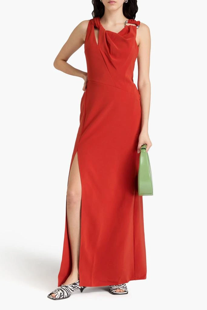 Stine Goya Knotted crepe maxi dress 2