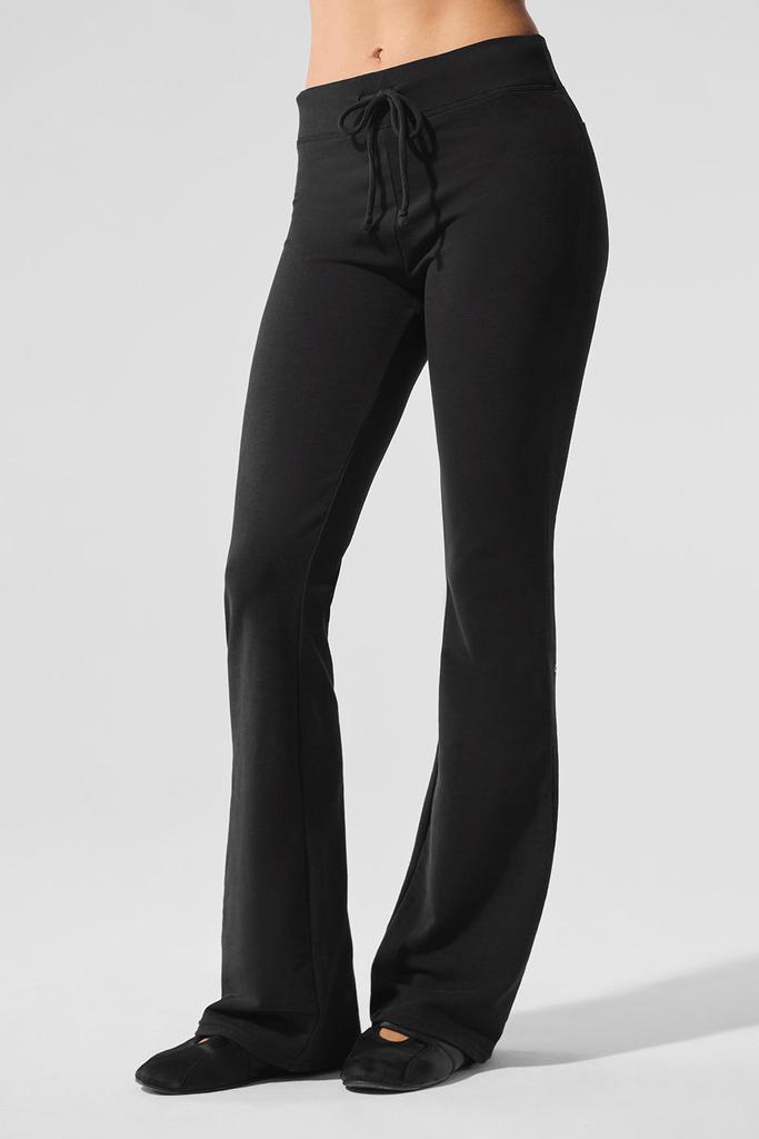 Alo Sway Bootcut Sweatpant - Black